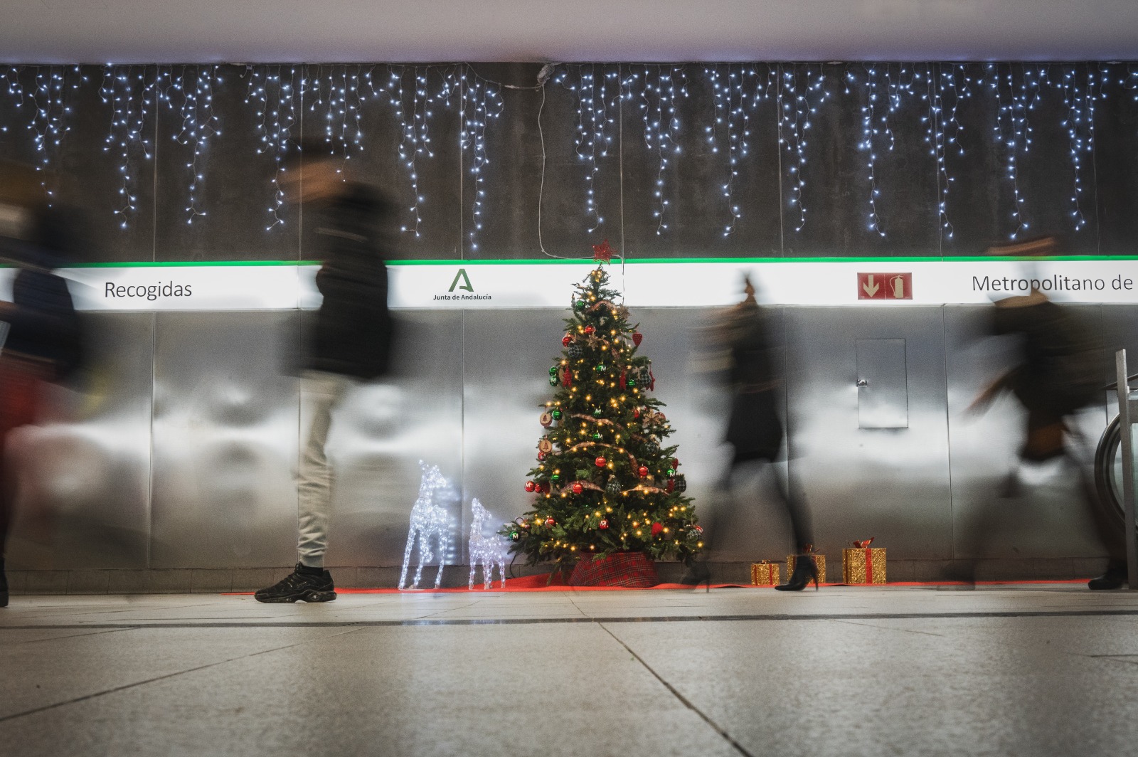 Los horarios y frecuencia del Metro de Granada se verán ampliados con motivo de las fiestas navideñas